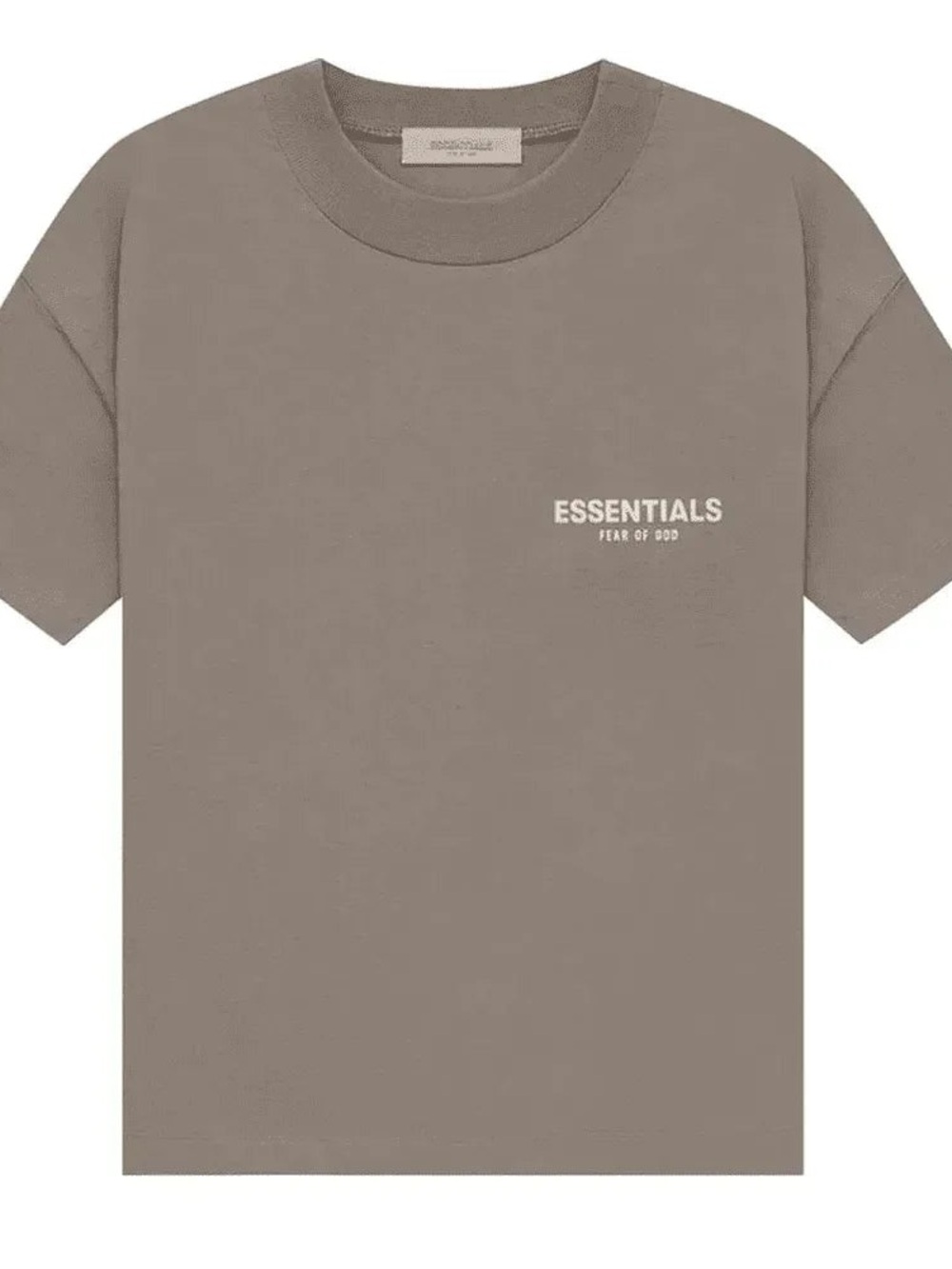 Fear of God Essentials Short-Sleeve T-Shirt in Taupe